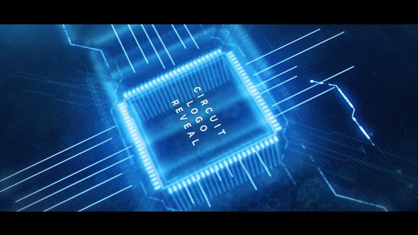 Videohive Circuit Logo Reveal Logo Stings template preview