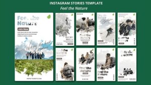 Videohive Nature Intagram Stories Video Displays template preview