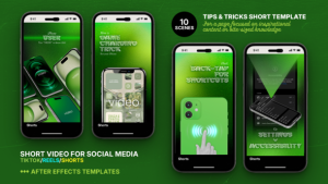 Videohive Unleash Phone Wizardry: Viral "Tip & Trick" Video Template for TikTok, Reels & Shorts Product Promo template preview