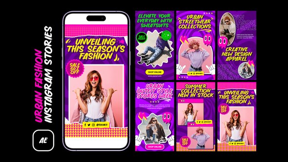 Videohive Urban Fashion Instagram Stories 51868681 Product Promo template preview