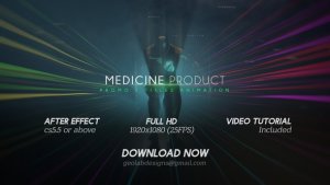 Medicine Product Promo / Titles Animations / Human Titles Video Displays template preview