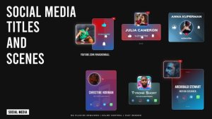 Videohive Subscribe Pack Titles template preview