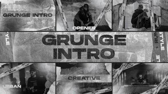 Videohive Grunge Intro 56227389 Openers template preview