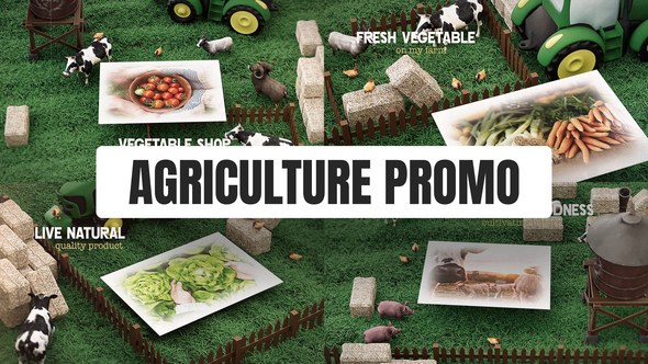 Videohive Agriculture Promo Organic Farm Elements template preview