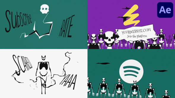 Videohive Halloween Logo Event Promo for After Effects Logo Stings template preview