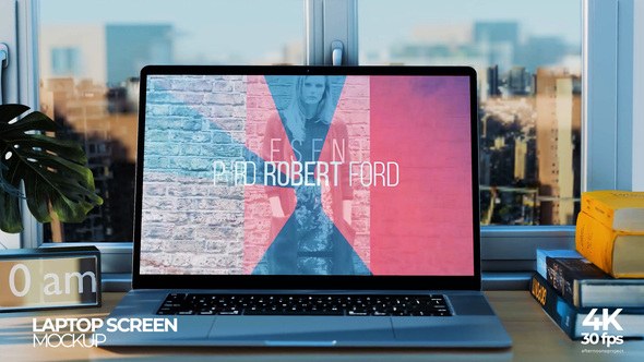 Videohive Laptop Screen Display Mockup Product Promo template preview