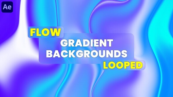 Videohive Flow Gradient Backgrounds Elements template preview