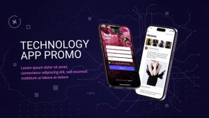 Videohive Technology App Promo 41972288 Product Promo template preview
