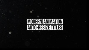 Videohive Auto-Resize Titles 43334635 Titles template preview