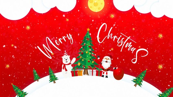 Videohive Happy New Year | Merry Christmas Titles Openers template preview
