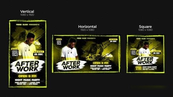 Videohive After Work Instagram Reel Openers template preview