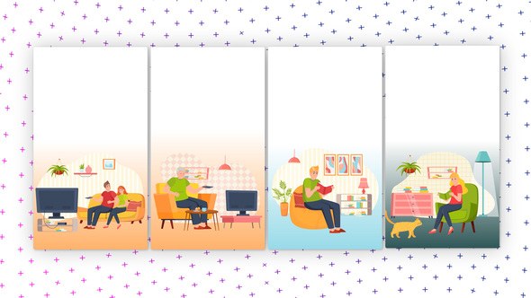 Videohive Leisure - Vertical Media Content Elements template preview