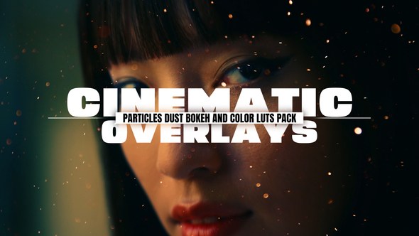 Videohive Cinamatic Particles Dust Bokeh And Color Luts Pack Elements template preview