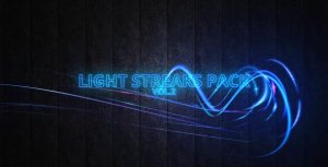 Videohive Light Streaks pack vol.2 Elements template preview