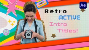 Videohive Retro Active Title Intro Titles template preview