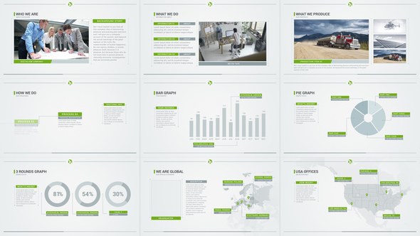 VIDEOHIVE Digitalism - Corporate Presentation Bundle - AFTER EFFECTS TEMPLATE Video Displays template preview