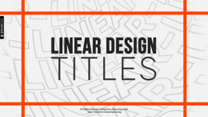 Videohive Big Linear Titles Titles template preview