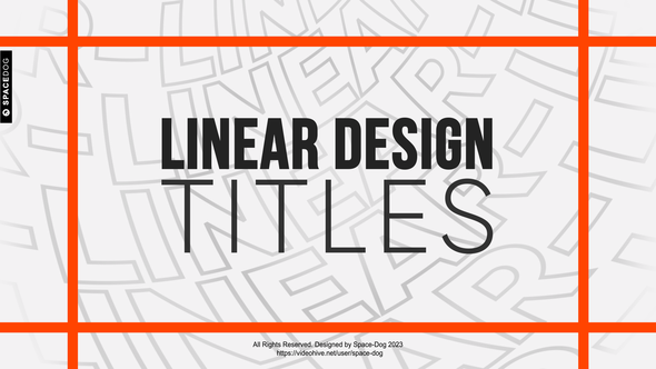 Videohive Big Linear Titles Titles template preview
