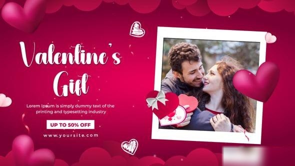 Videohive Valentines day Photo Slideshow Video Displays template preview