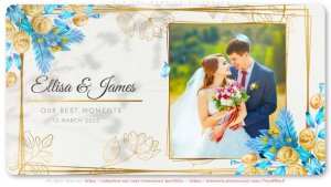 Videohive I Love You Wedding Slideshow Video Displays template preview
