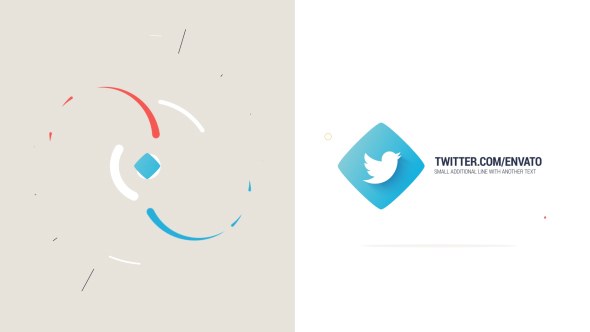 Videohive Simple Flat Logo Opener Logo Stings template preview