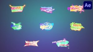 Videohive Comic Titles for After Effects 53503662 Titles template preview