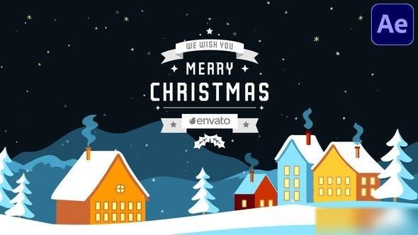 Videohive Christmas Snow Greetings | After Effects Openers template preview
