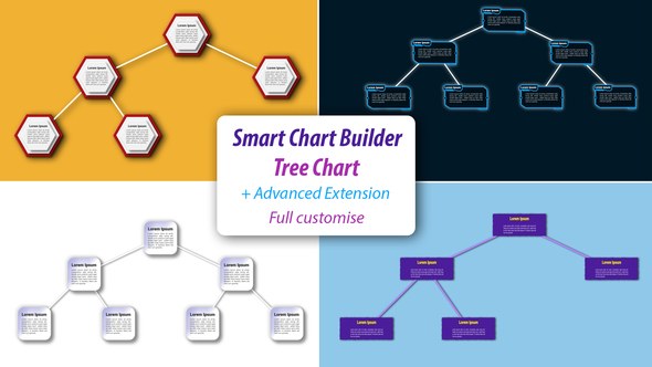 Videohive Smart hierarchical chart builder | Presentation toolkit Infographics template preview