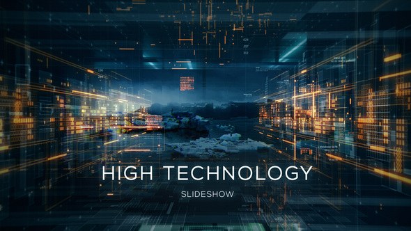 Videohive High Technology Slideshow 36336966 Openers template preview