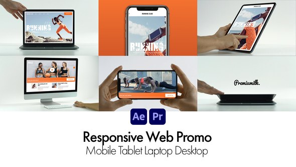 Videohive Responsive Web Promo Product Promo template preview