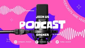 Videohive Podcast Intro | Interview Opener Video Displays template preview