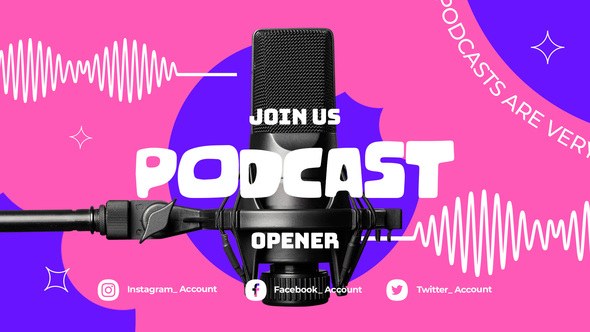 Videohive Podcast Intro | Interview Opener Video Displays template preview