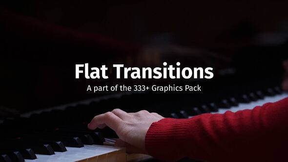 Videohive Flat Transitions 52705947 Elements template preview