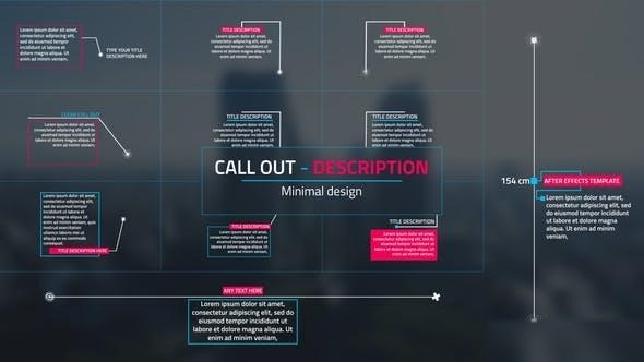 Videohive Description Call - Outs Openers template preview