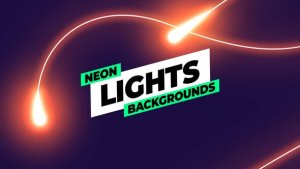 Videohive Neon Lights Backgrounds 55328527 Elements template preview