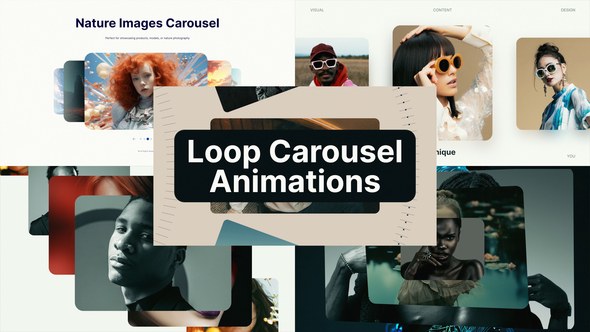 Videohive Loop Carousel Animation Product Promo template preview