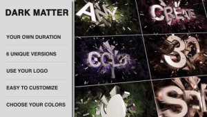 Cinematic Titles Video Displays template preview