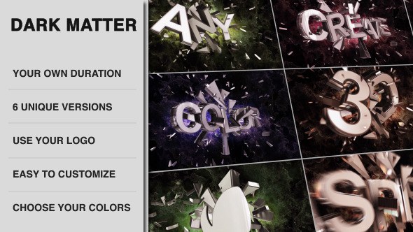 Cinematic Titles Video Displays template preview