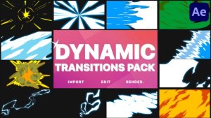 Videohive Dynamic Transitions | After Effects 43104066 Elements template preview