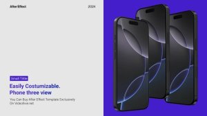 Videohive App Promo Phone 16 Pro Mockup Product Promo template preview