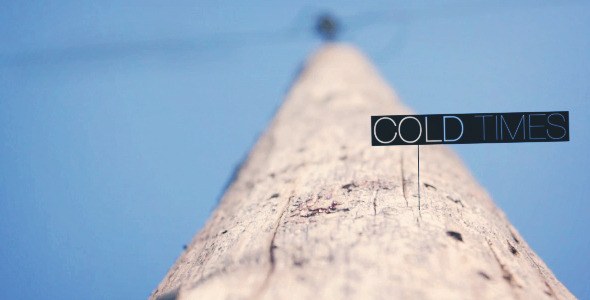 Videohive Cold Times Titles template preview