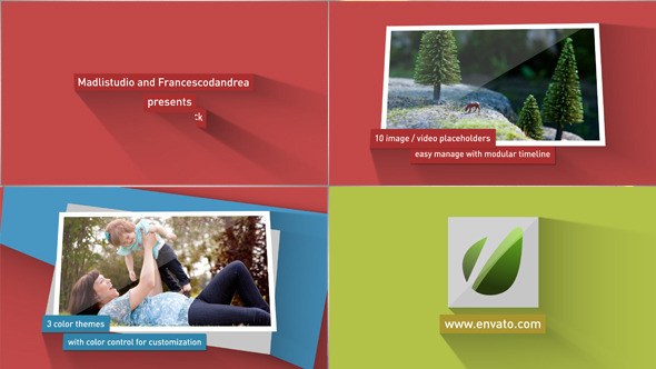 3D LightBox Media Slides Video Displays template preview