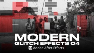 Videohive Modern Glitch Effect 04 Ae Elements template preview