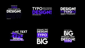 Videohive Kinetic Text Ver 2 Titles template preview
