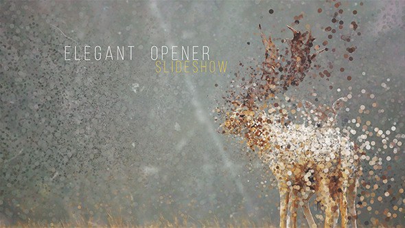 Elegant Opener - Slideshow Video Displays template preview