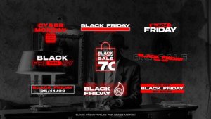Videohive Black Friday Titles _AE Titles template preview