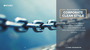 Clean Slideshow Video Displays template preview