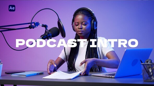 Videohive Podcast Intro 58387133 Elements template preview
