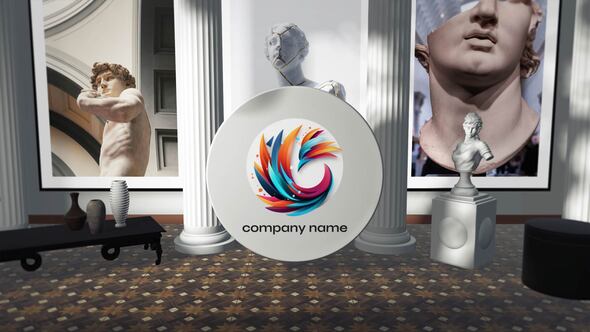 Videohive Art Gallery Logo Reveal Logo Stings template preview
