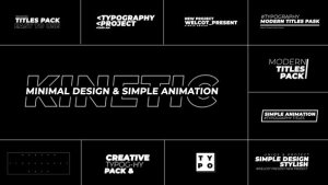 Videohive Typography Titles 2.0 | After Effects 48236183 Titles template preview